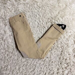 Child’s Size 10R Tan Ariat Knee Patch Horseback Riding Jodphur Breeches